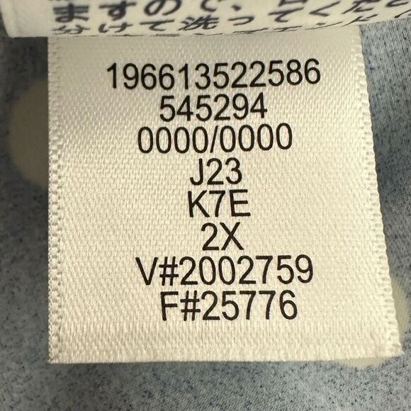 Lands’ End Blouson Navy & White Dot Tankini Top size 2X - Picture 7 of 7